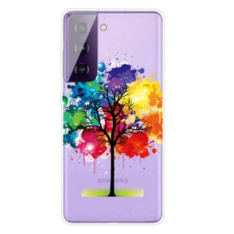 Kuori Samsung Galaxy S21 FE Akvarelli Puu