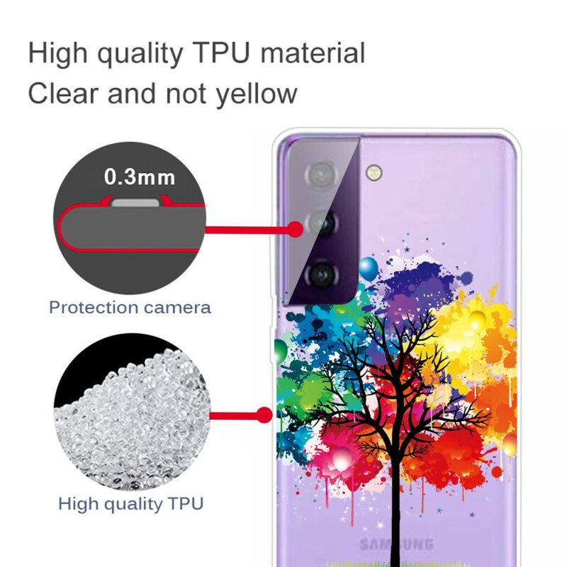 Kuori Samsung Galaxy S21 FE Akvarelli Puu