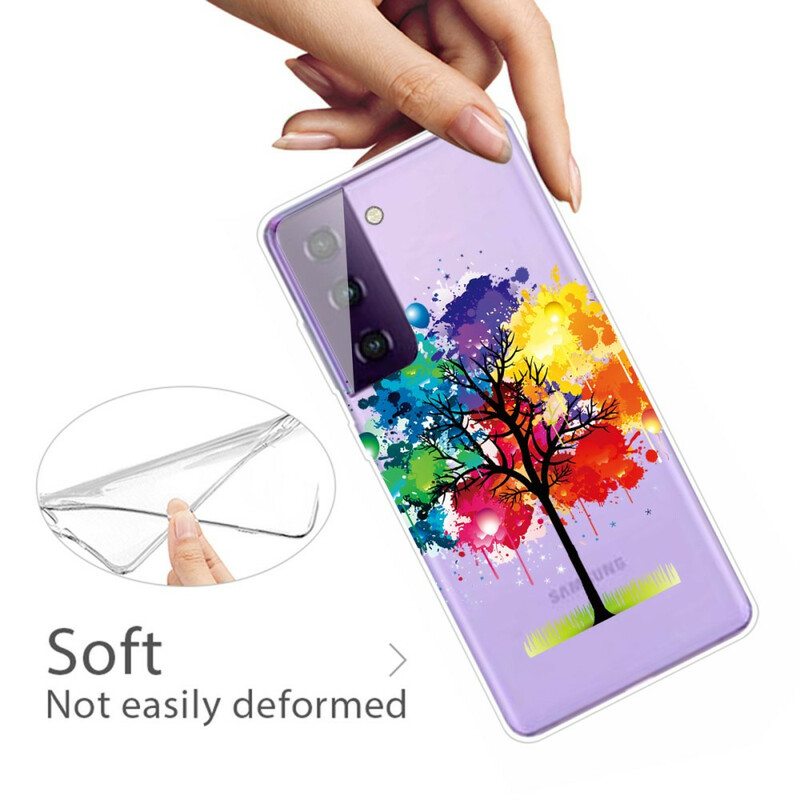 Kuori Samsung Galaxy S21 FE Akvarelli Puu