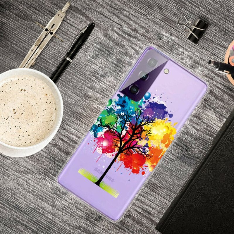 Kuori Samsung Galaxy S21 FE Akvarelli Puu