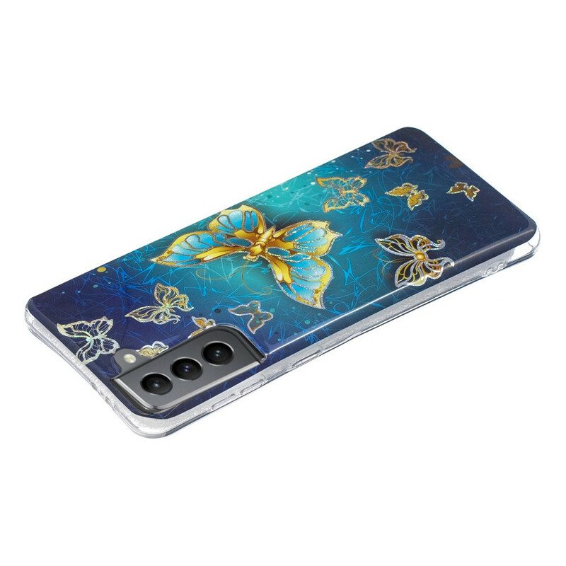 Kuori Samsung Galaxy S21 FE Design-perhosia