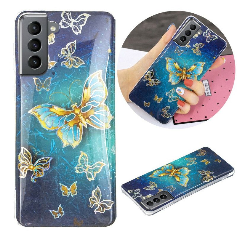 Kuori Samsung Galaxy S21 FE Design-perhosia