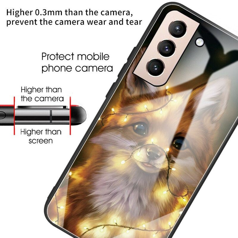 Kuori Samsung Galaxy S21 FE Fox Karkaistu Lasi