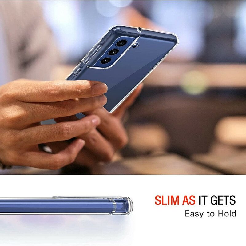 Kuori Samsung Galaxy S21 FE Ja Karkaistu Lasinäyttö