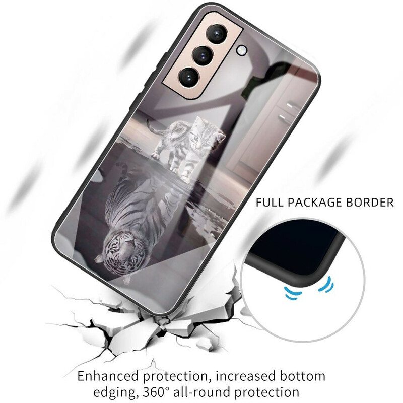 Kuori Samsung Galaxy S21 FE Karkaistu Lasi Ernest Tiikeri