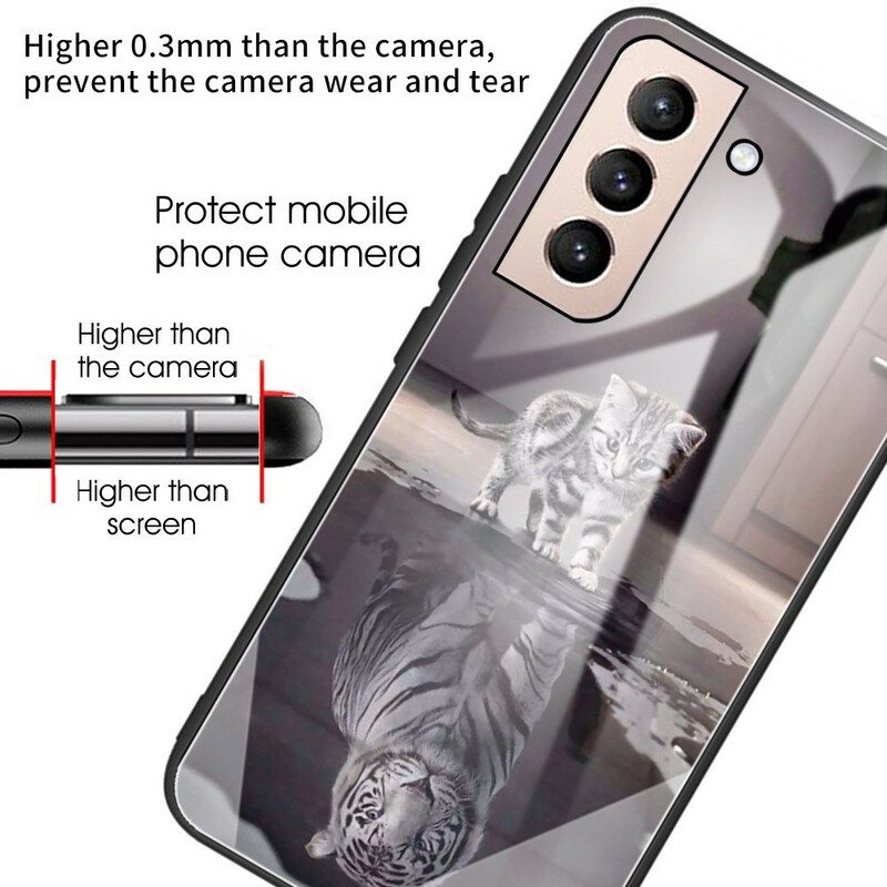 Kuori Samsung Galaxy S21 FE Karkaistu Lasi Ernest Tiikeri