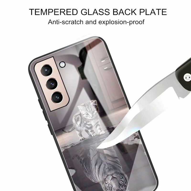 Kuori Samsung Galaxy S21 FE Karkaistu Lasi Ernest Tiikeri