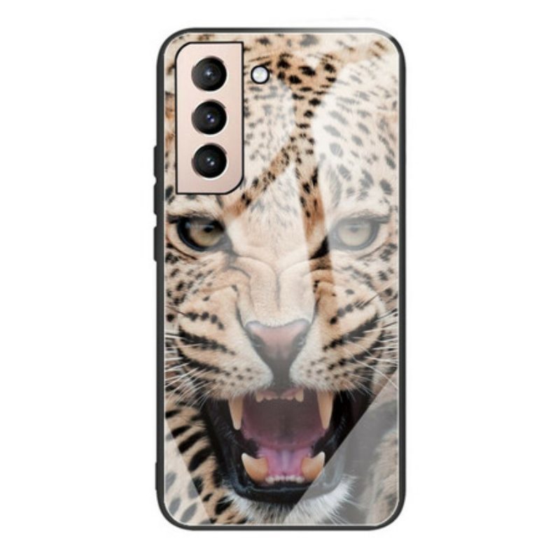 Kuori Samsung Galaxy S21 FE Leopard Karkaistu Lasi