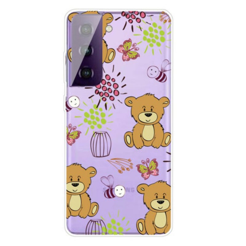 Kuori Samsung Galaxy S21 FE Teddy Bears Toppi