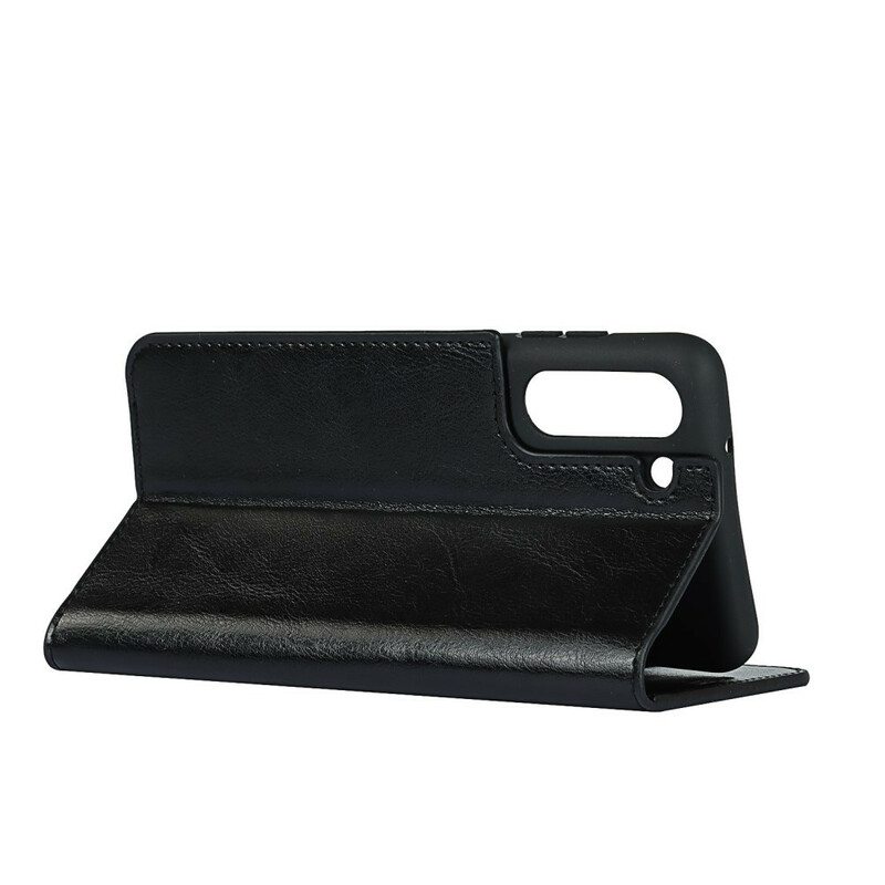 Puhelinkuoret Samsung Galaxy S21 FE Kotelot Flip Aitoa Nahkaa Suositellut Värit