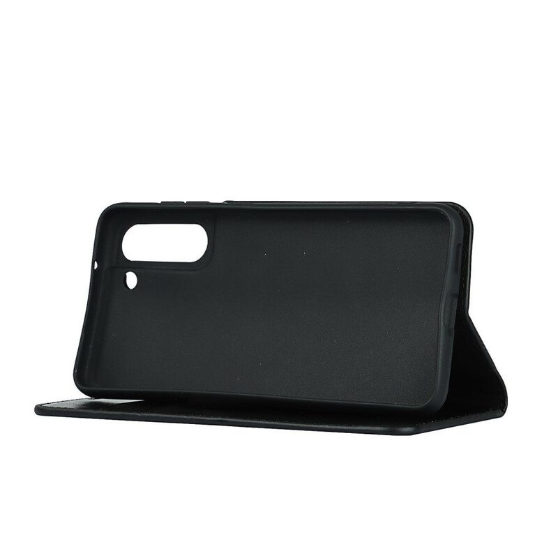 Puhelinkuoret Samsung Galaxy S21 FE Kotelot Flip Aitoa Nahkaa Suositellut Värit