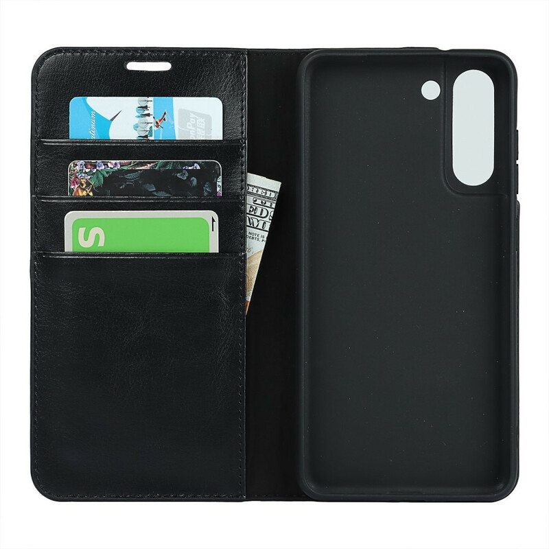 Puhelinkuoret Samsung Galaxy S21 FE Kotelot Flip Aitoa Nahkaa Suositellut Värit