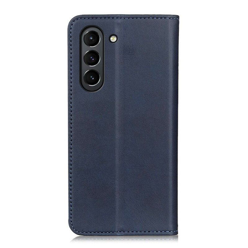 Puhelinkuoret Samsung Galaxy S21 FE Kotelot Flip Halkaistu Nahka