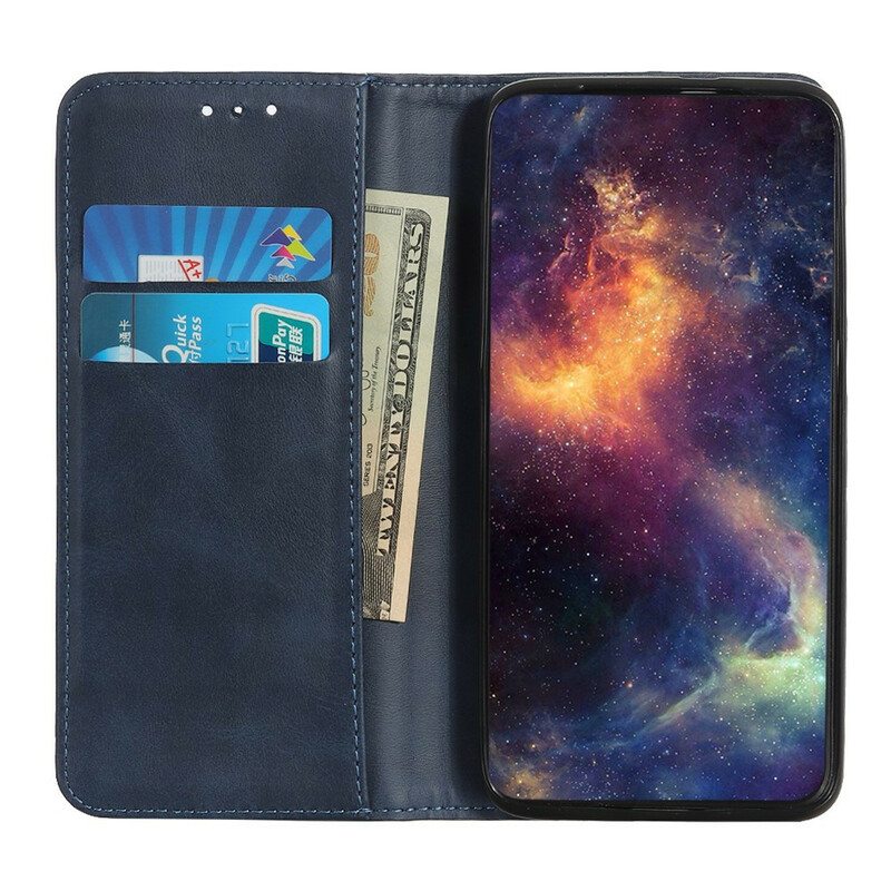 Puhelinkuoret Samsung Galaxy S21 FE Kotelot Flip Halkaistu Nahka