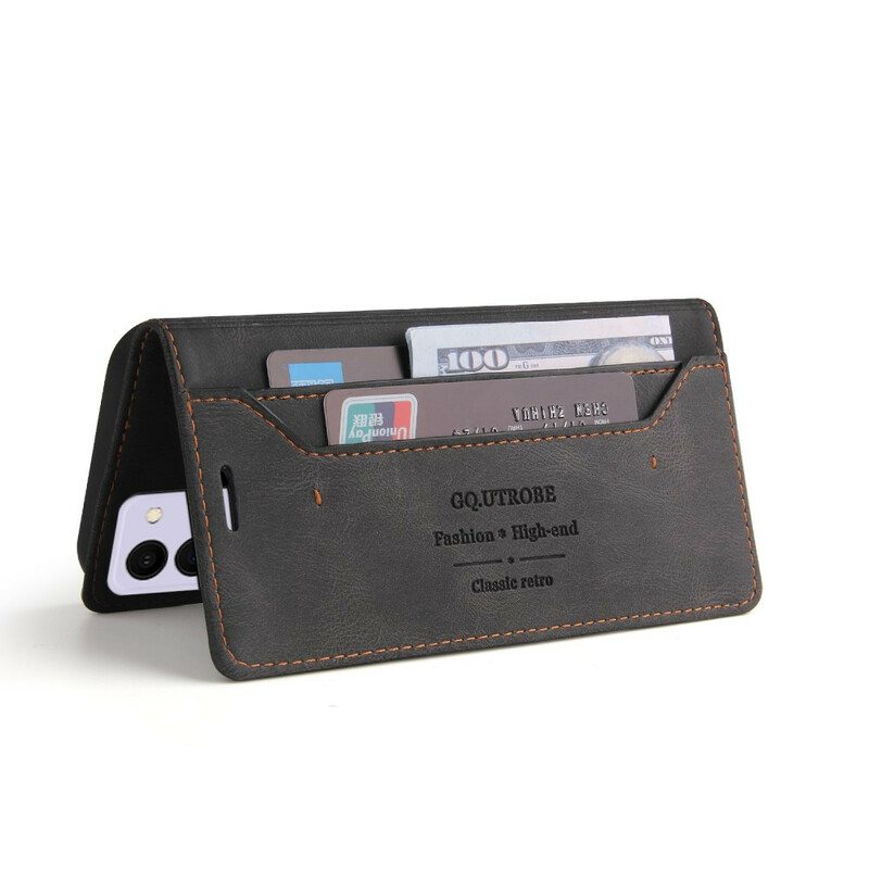 Puhelinkuoret Samsung Galaxy S21 FE Kotelot Flip Keinonahka Gq.utrobe