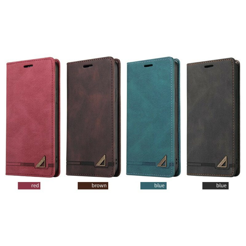 Puhelinkuoret Samsung Galaxy S21 FE Kotelot Flip Keinonahka Gq.utrobe
