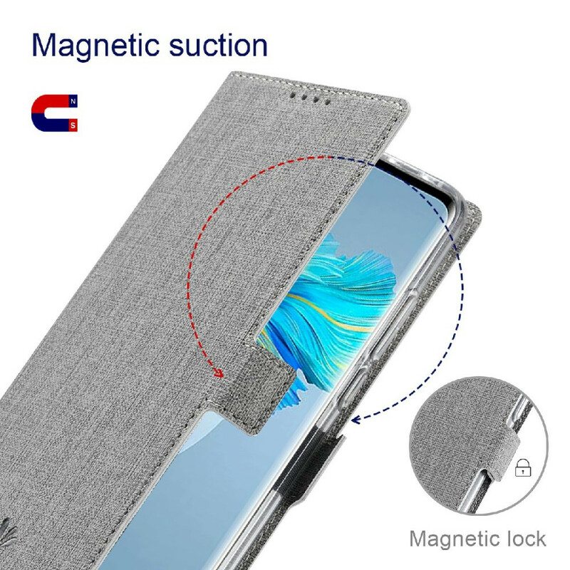 Puhelinkuoret Samsung Galaxy S21 FE Kotelot Flip Teksturoitu