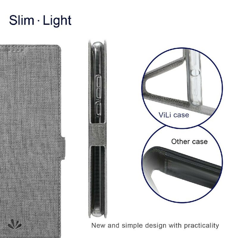 Puhelinkuoret Samsung Galaxy S21 FE Kotelot Flip Teksturoitu