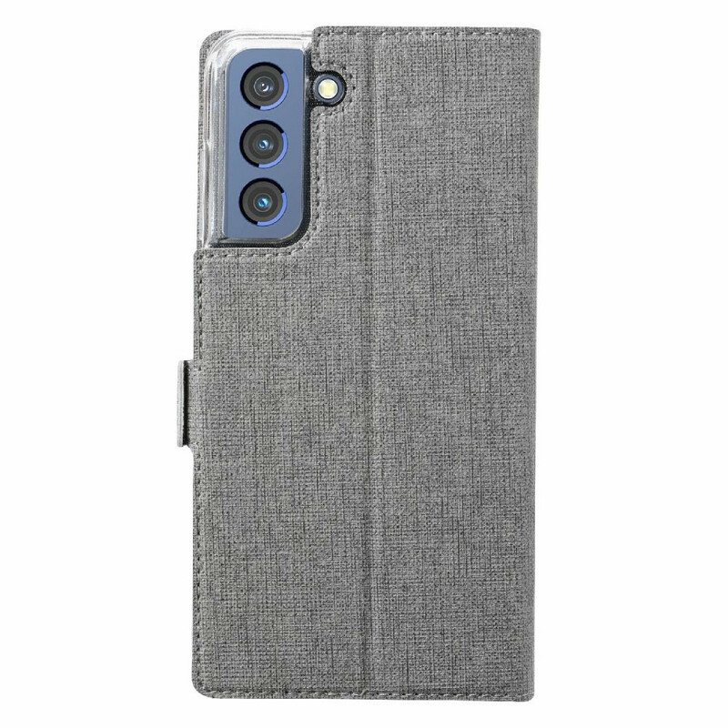 Puhelinkuoret Samsung Galaxy S21 FE Kotelot Flip Teksturoitu