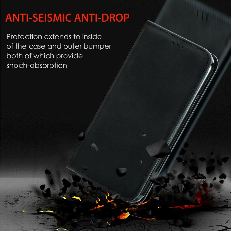 Puhelinkuoret Samsung Galaxy S21 FE Kotelot Flip Vintage Keinonahkaa