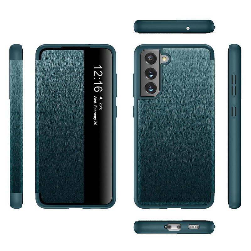 Puhelinkuoret Samsung Galaxy S21 FE Teksturoitu Keinonahka