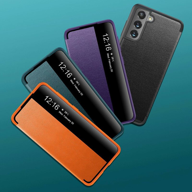 Puhelinkuoret Samsung Galaxy S21 FE Teksturoitu Keinonahka