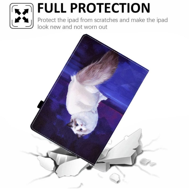Kuoret iPad Pro 11" (2022) Valkoinen Kissa