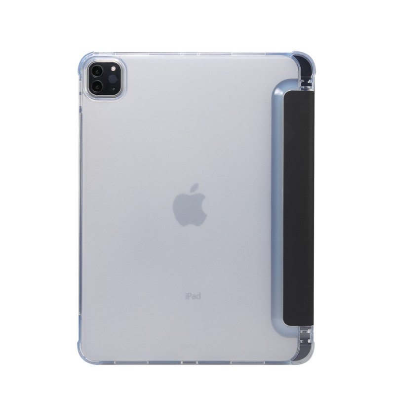 Puhelinkuoret iPad Pro 11" (2022) Keinonahka Ja Läpinäkyvä Takaosa