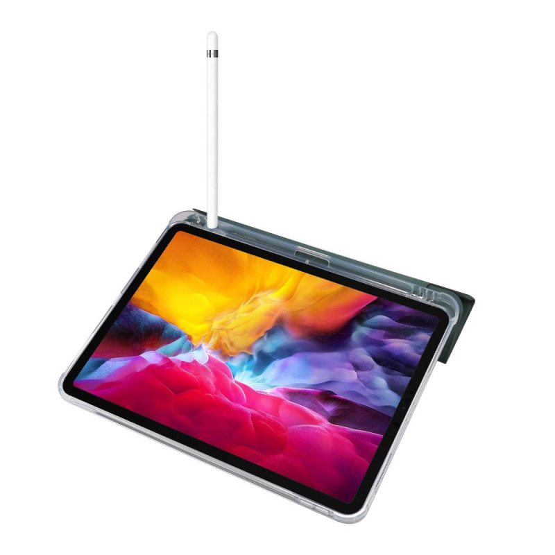Puhelinkuoret iPad Pro 11" (2022) Keinonahka Ja Läpinäkyvä Takaosa