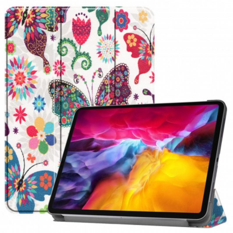 Puhelinkuoret iPad Pro 11" (2022) Vintage Kukkakynäteline