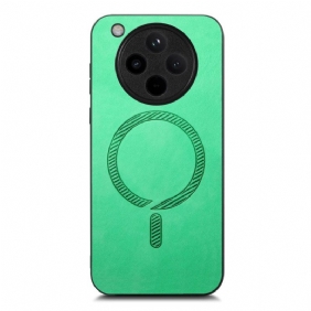 Kuori Oppo Find X8 Magsafe-yhteensopiva Nahkaefekti