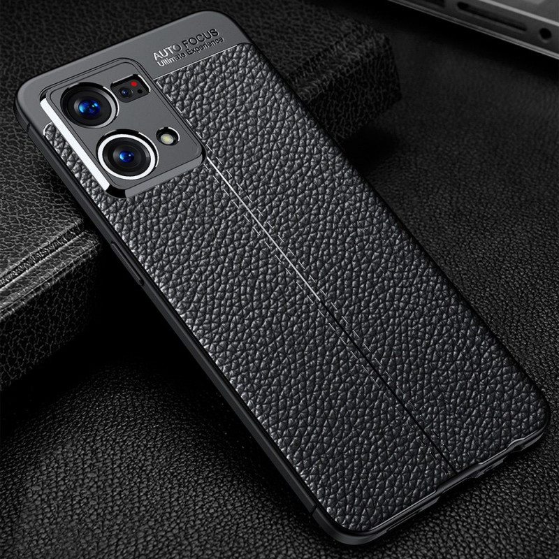 Kuori Oppo Reno 7 Litsi-nahkaefekti