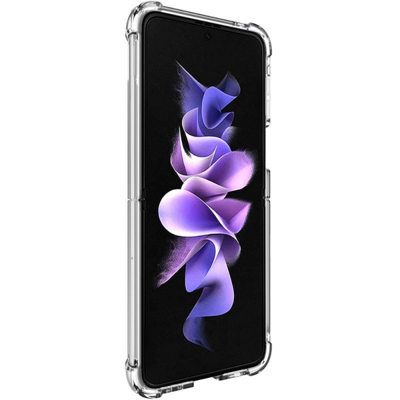 Case Samsung Galaxy Z Flip 3 5G Kotelot Flip Läpinäkyvä Ja Screen Film Imak