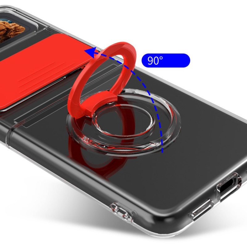 Case Samsung Galaxy Z Flip 3 5G Kotelot Flip Valokuvamoduulin Rengas Ja Kansi