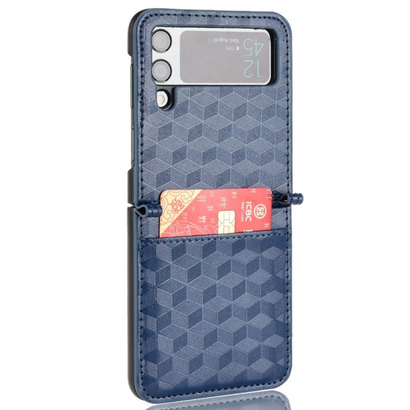 Kuori Samsung Galaxy Z Flip 3 5G Kotelot Flip 3d Design Korttikotelo