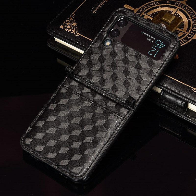 Kuori Samsung Galaxy Z Flip 3 5G Kotelot Flip 3d Design Korttikotelo