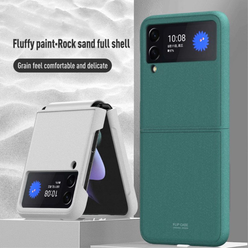 Kuori Samsung Galaxy Z Flip 3 5G Kotelot Flip Hiekkapuihkutyyli