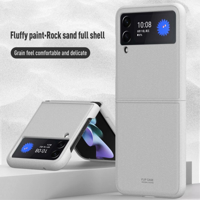 Kuori Samsung Galaxy Z Flip 3 5G Kotelot Flip Hiekkapuihkutyyli