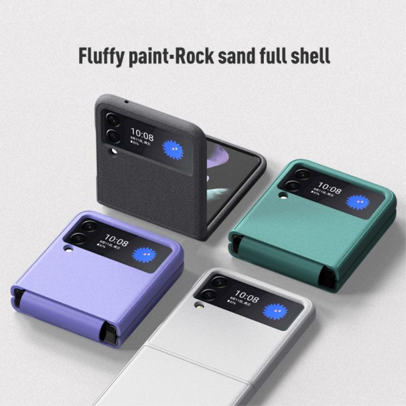 Kuori Samsung Galaxy Z Flip 3 5G Kotelot Flip Hiekkapuihkutyyli