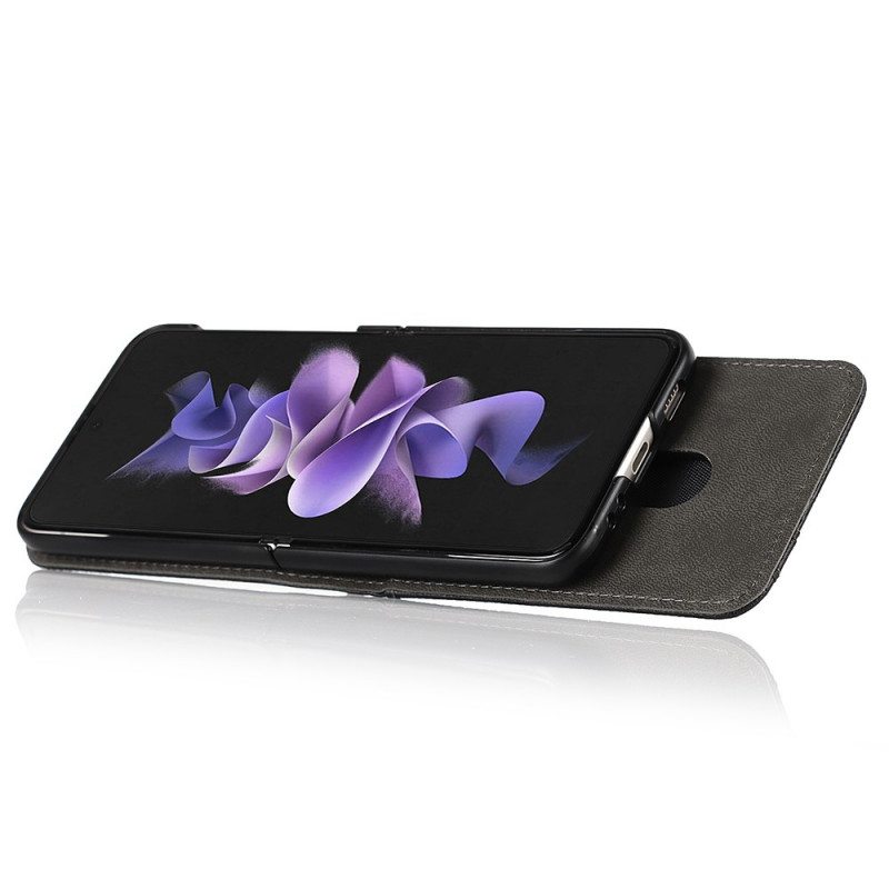 Kuori Samsung Galaxy Z Flip 3 5G Kotelot Flip Monitoiminen
