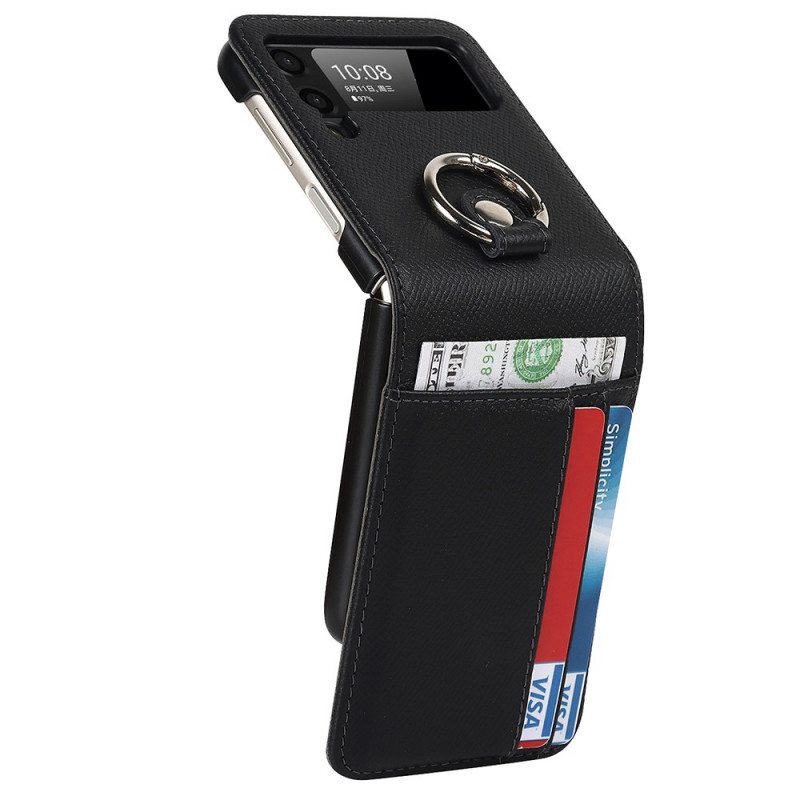 Kuori Samsung Galaxy Z Flip 3 5G Kotelot Flip Monitoiminen