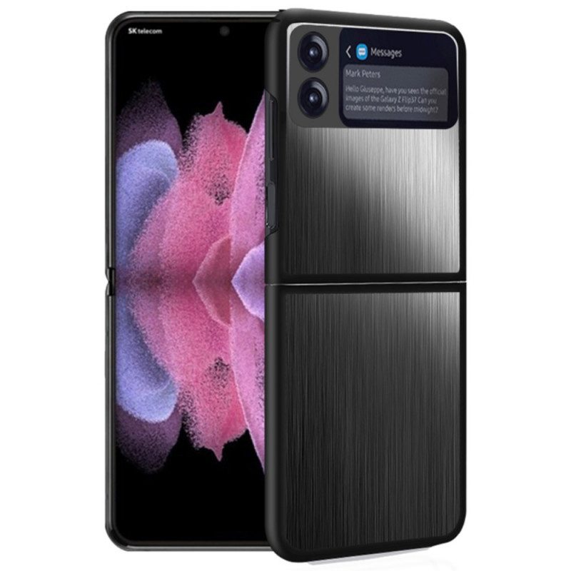 Kuori Samsung Galaxy Z Flip 3 5G Kotelot Flip Ruostumaton Harjattu