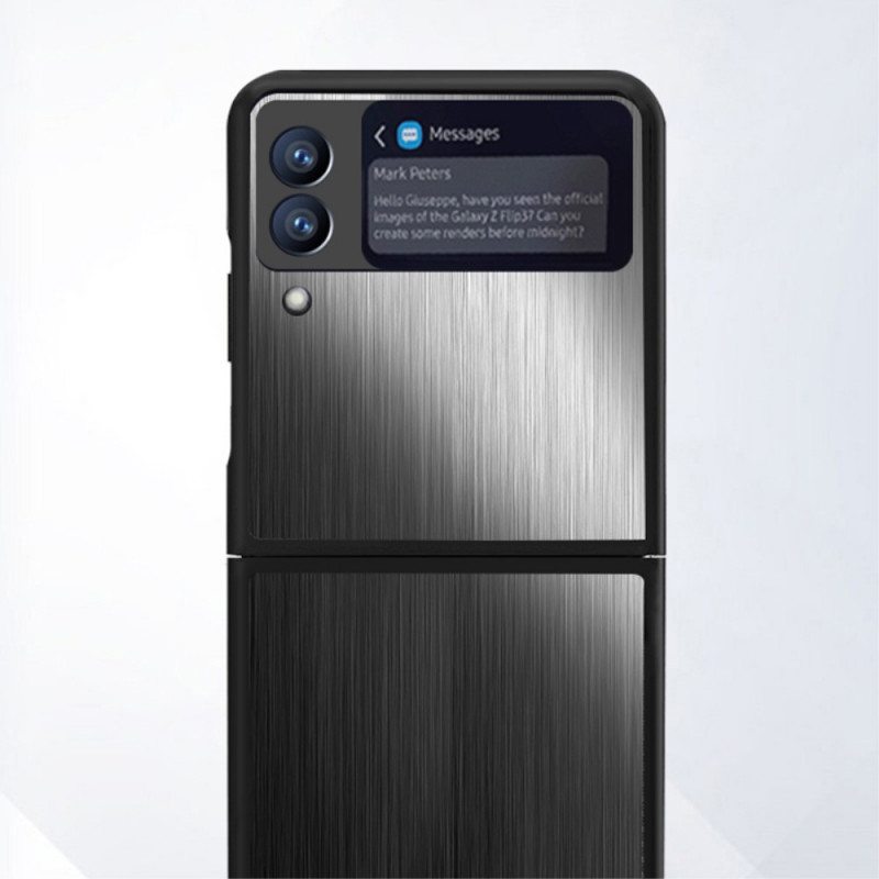 Kuori Samsung Galaxy Z Flip 3 5G Kotelot Flip Ruostumaton Harjattu
