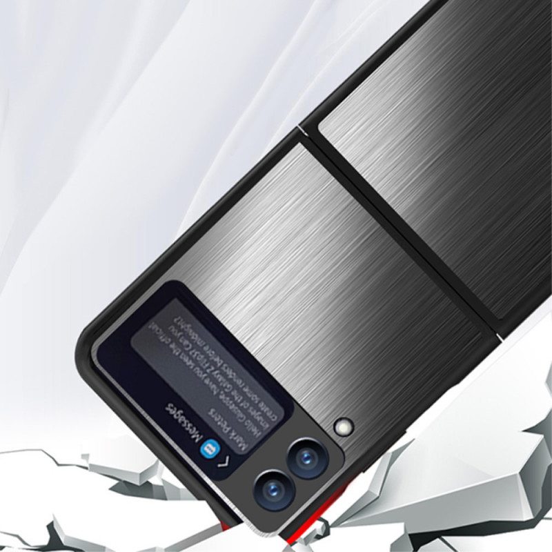 Kuori Samsung Galaxy Z Flip 3 5G Kotelot Flip Ruostumaton Harjattu