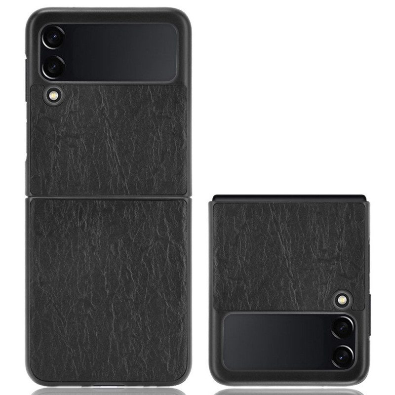 Kuori Samsung Galaxy Z Flip 3 5G Kotelot Flip Suunnittelija Nahkaefekti