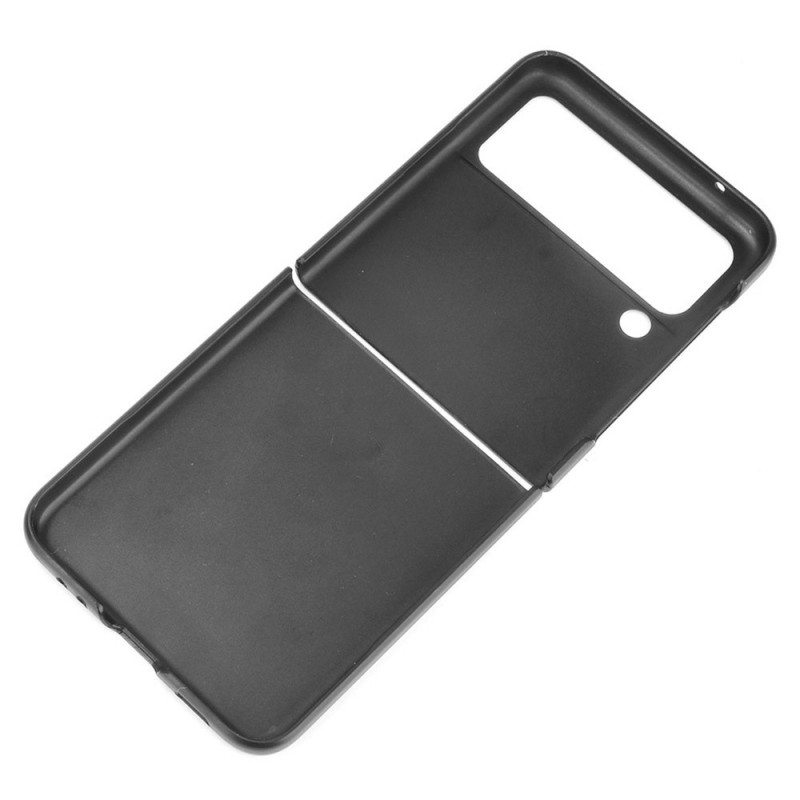 Kuori Samsung Galaxy Z Flip 3 5G Kotelot Flip Suunnittelija Nahkaefekti