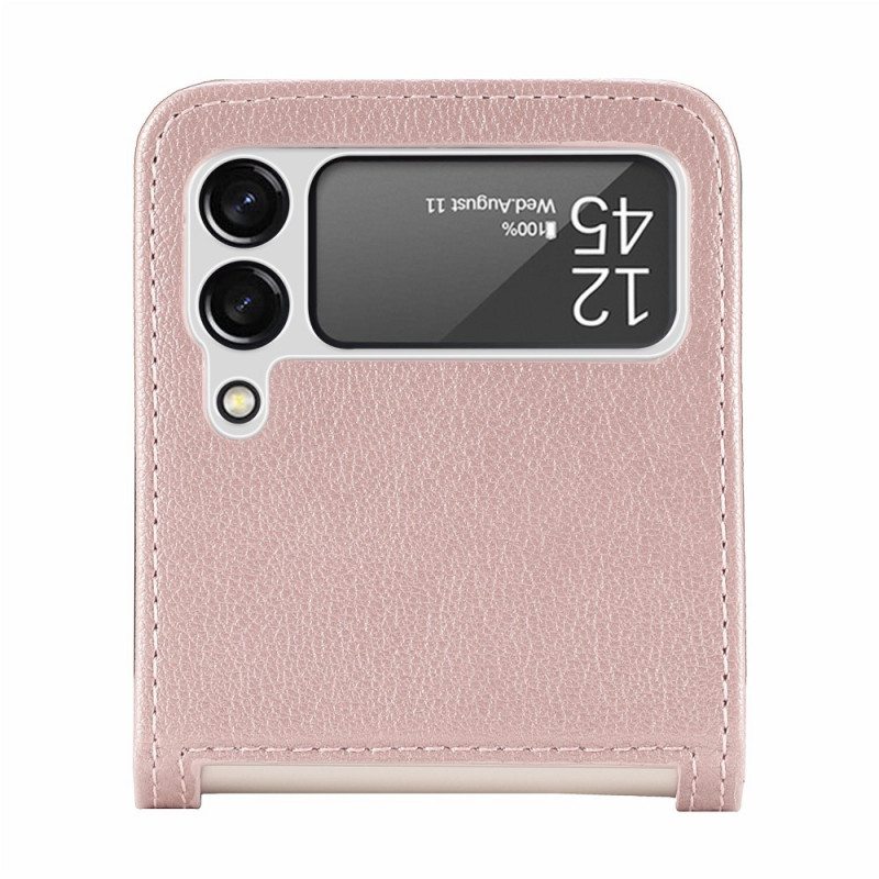 Kuori Samsung Galaxy Z Flip 3 5G Kotelot Flip Tekstuurinahkainen Korttikotelo