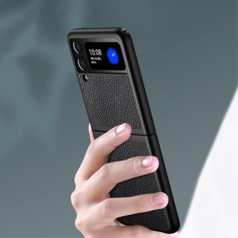 Kuori Samsung Galaxy Z Flip 3 5G Kotelot Flip Tyylikäs Nahkasuunnittelu