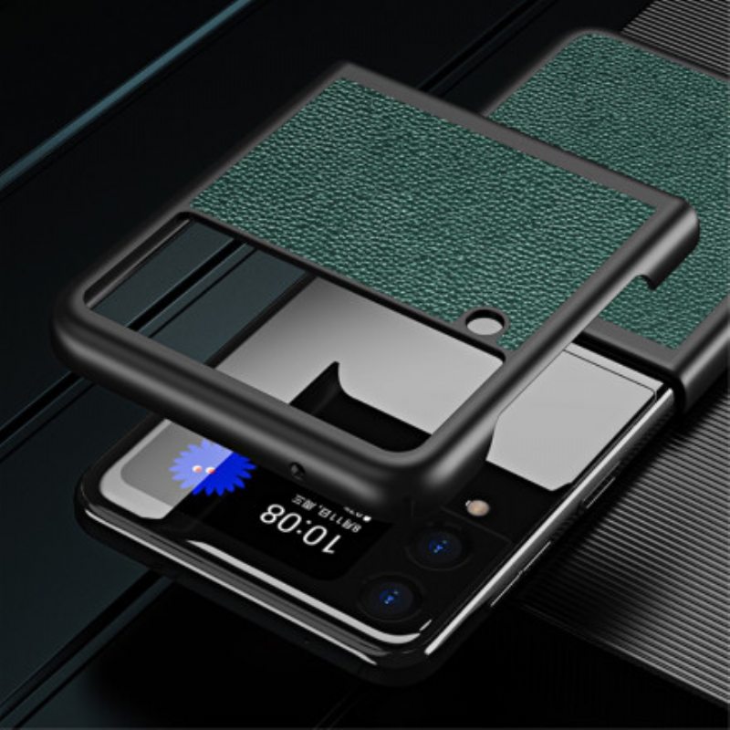 Kuori Samsung Galaxy Z Flip 3 5G Kotelot Flip Tyylikäs Nahkasuunnittelu