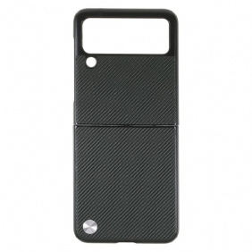 Kuori Samsung Galaxy Z Flip 3 5G Kotelot Flip X-taso Hiilikuitu
